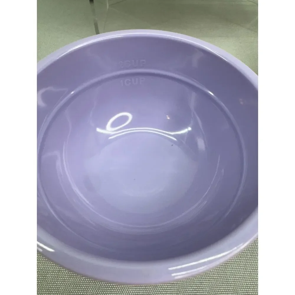 Melamine Nesting Measuring Cups Set of 5 Pink Purple Swirl Kitsch Kitchen
